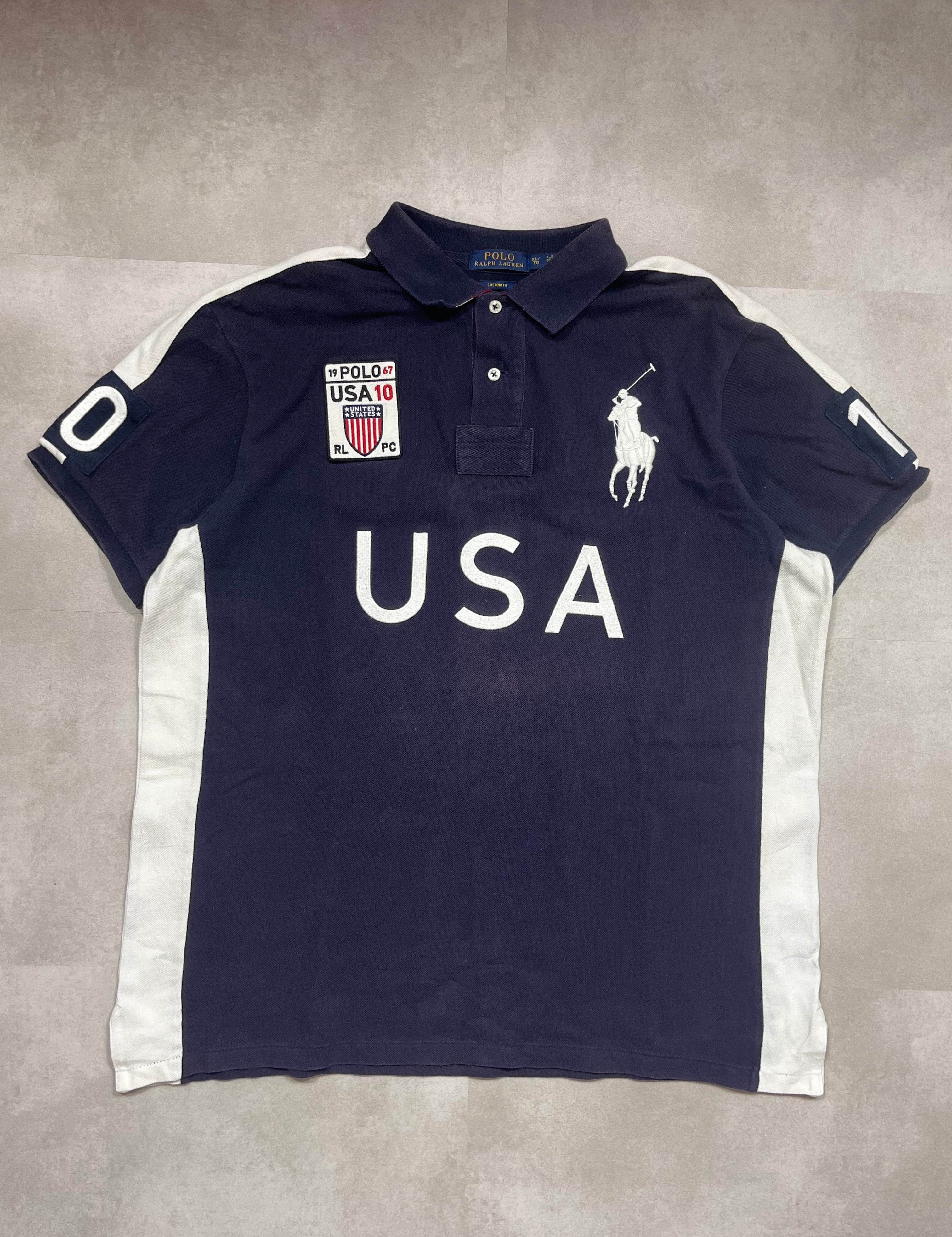 Ralph Lauren Chief Keef USA Polo (XL) - Candy Streetwear
