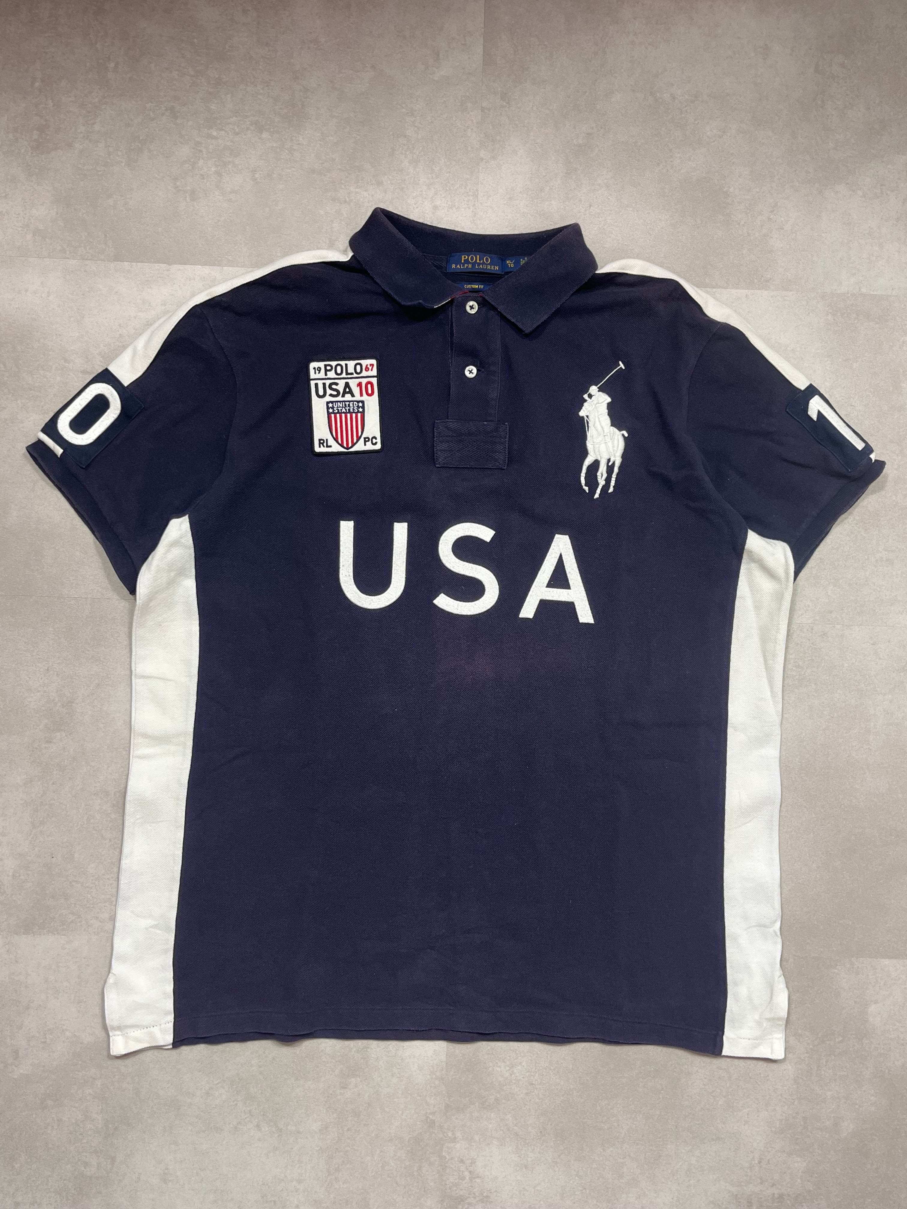 Ralph Lauren Chief Keef USA Polo (XL) - Candy Streetwear