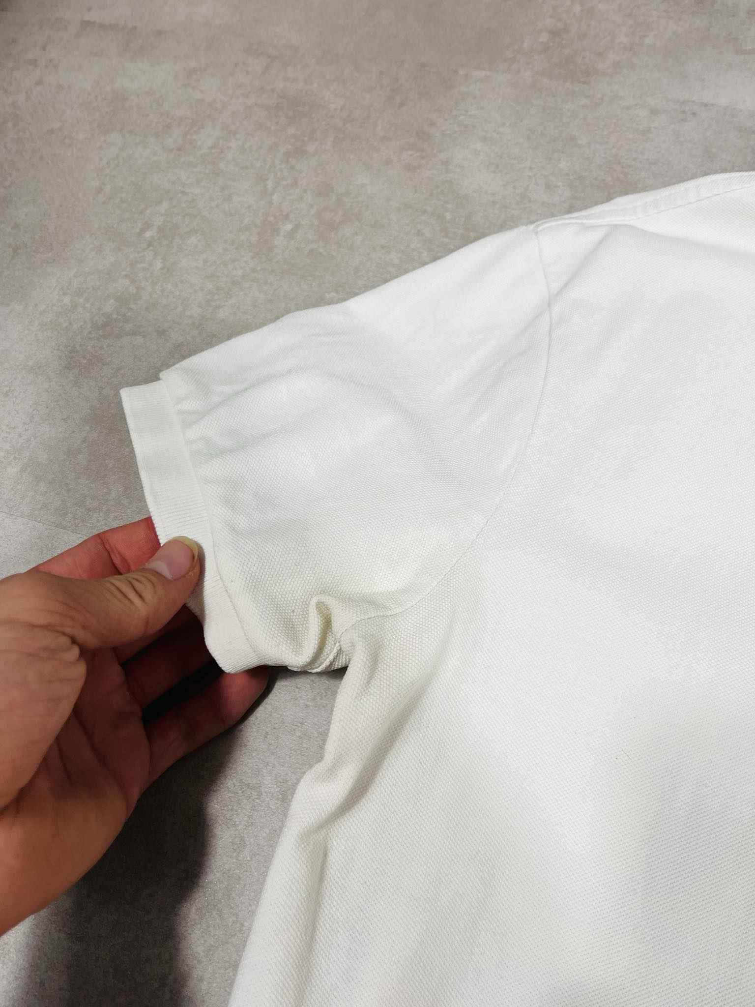 Ralph Lauren White Poloshirt (L) - Candy Streetwear