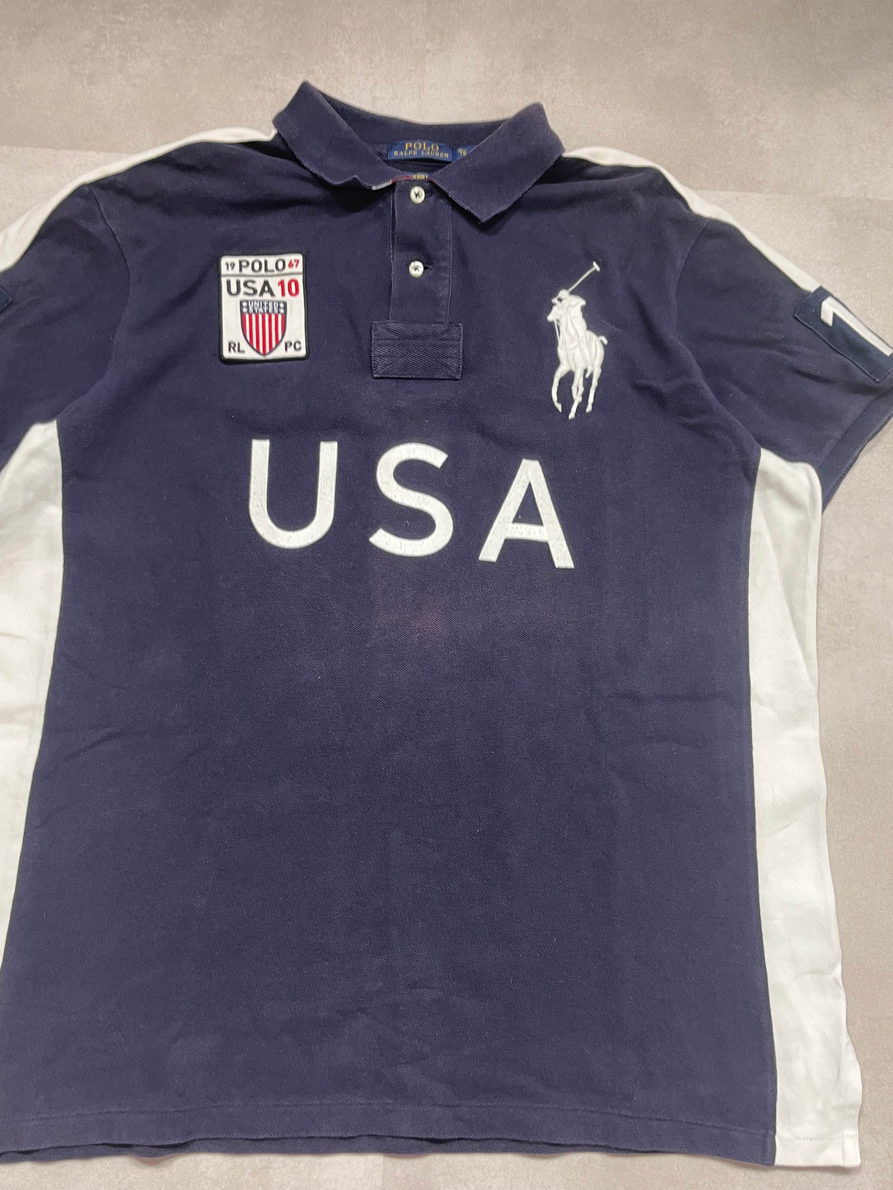 Ralph Lauren Chief Keef USA Polo (XL) - Candy Streetwear