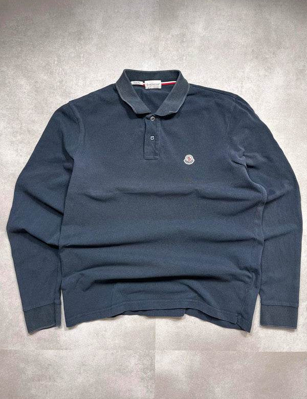 Moncler Longsleeve Polo (L) - Candy Streetwear