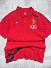 Nike 2007-08 Man United Polo (XS) - Candy Streetwear