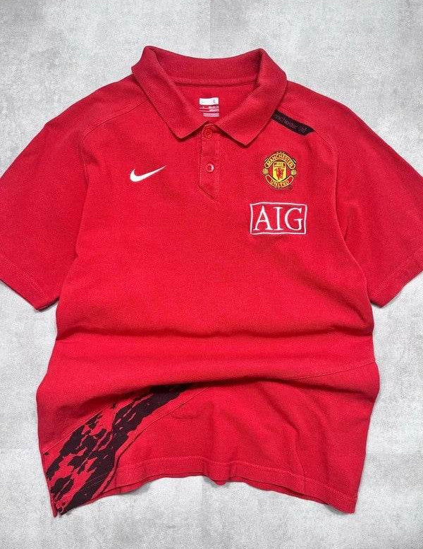 Nike 2007-08 Man United Polo (XS) - Candy Streetwear