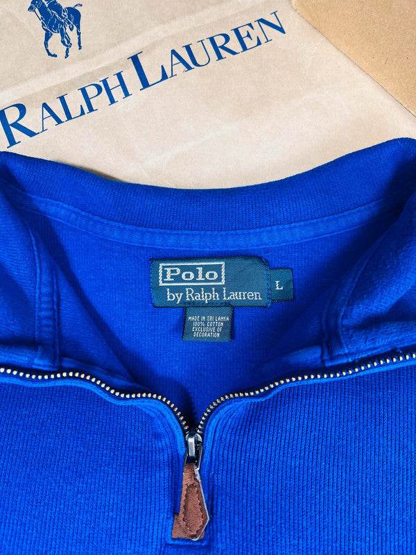 Ralph Lauren 1/4 Zip Up Pulover (L) - Candy Streetwear