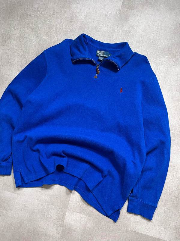Ralph Lauren 1/4 Zip Up Pulover (L) - Candy Streetwear