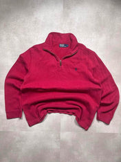 Ralph Lauren 1/4 Zip Up (L) - Candy Streetwear