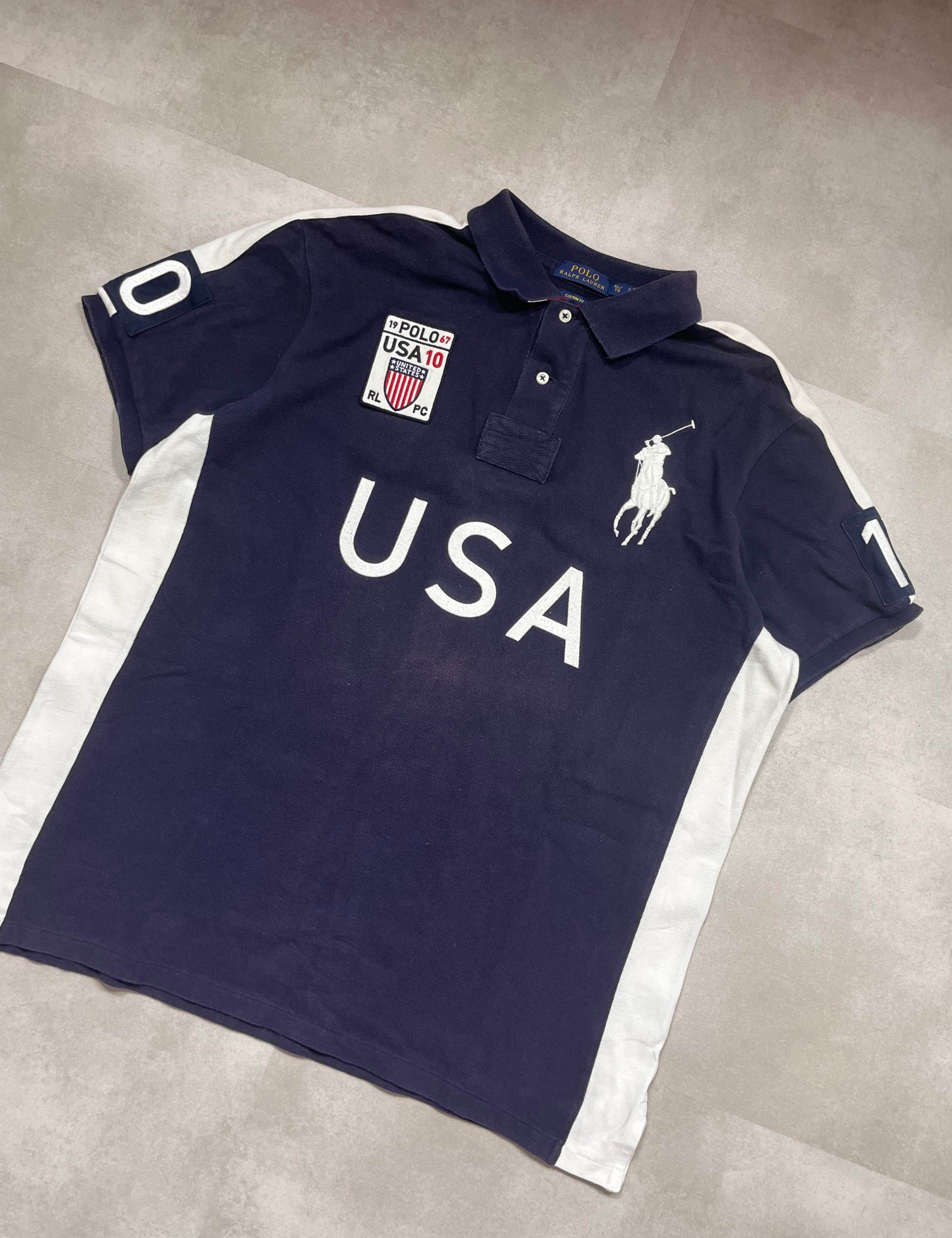 Ralph Lauren Chief Keef USA Polo (XL) - Candy Streetwear