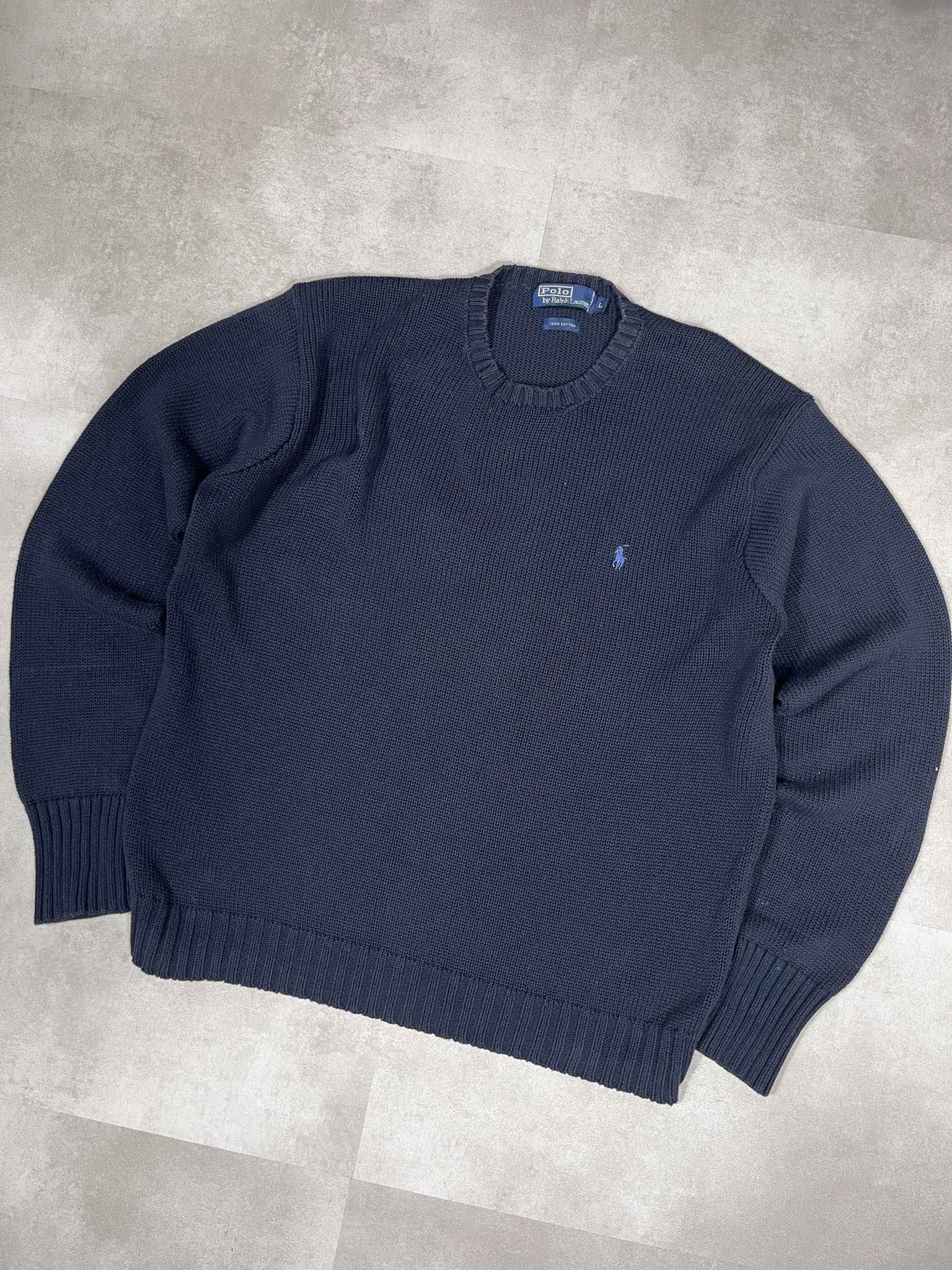 Polo Ralph Lauren Knitted Crewneck (L) - Candy Streetwear