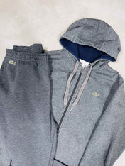 Lacoste Grey Tracksuit (S) - Candy Streetwear