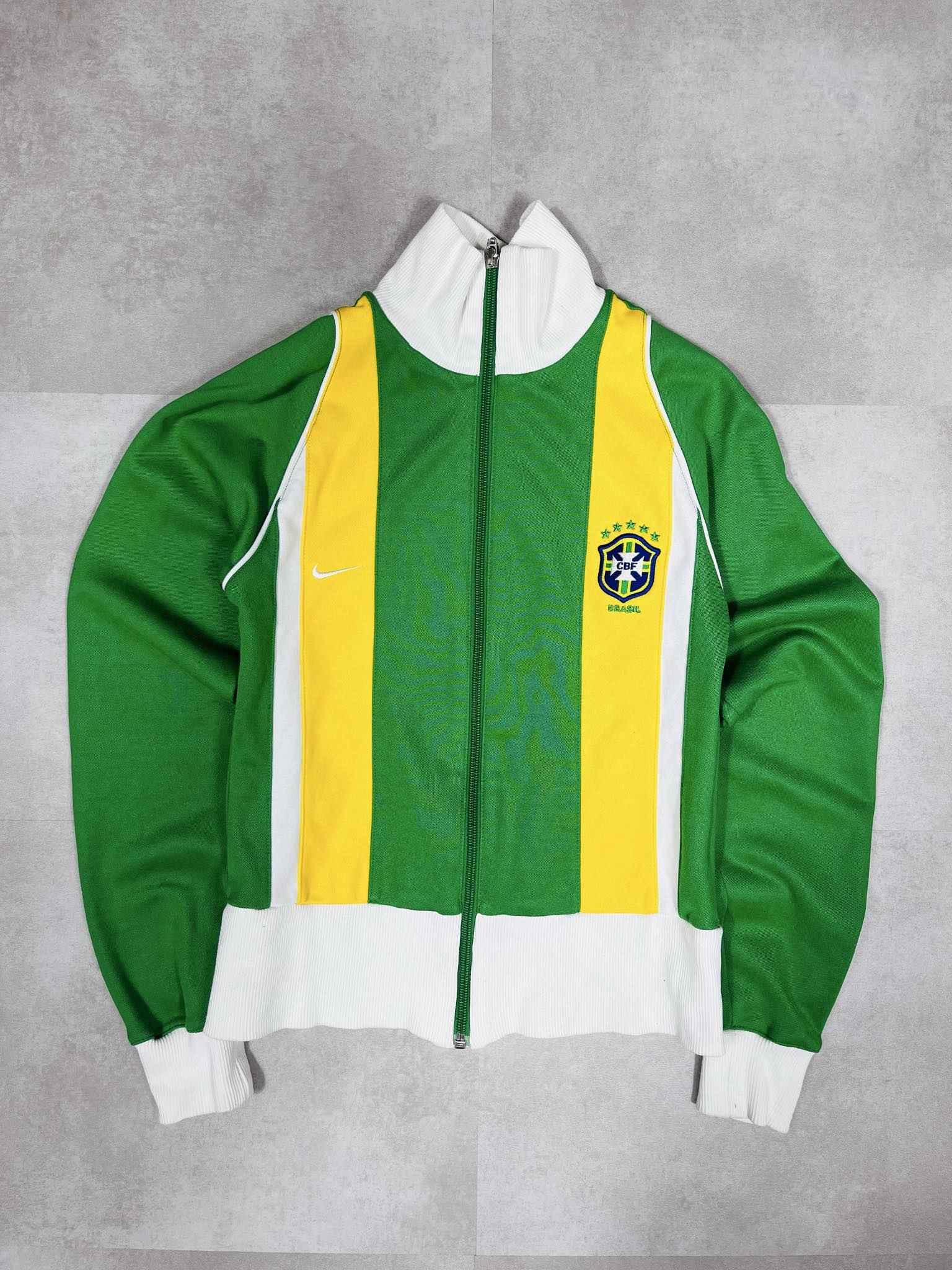 2005-06 Vintage Nike Brazil Trackjacket (XS) - Candy Streetwear