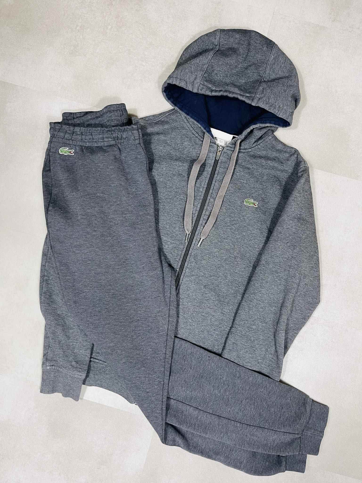 Lacoste Grey Tracksuit (S) - Candy Streetwear