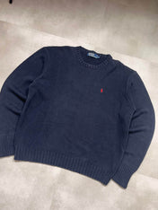 Ralph Lauren Knitted Crewneck (XL) - Candy Streetwear
