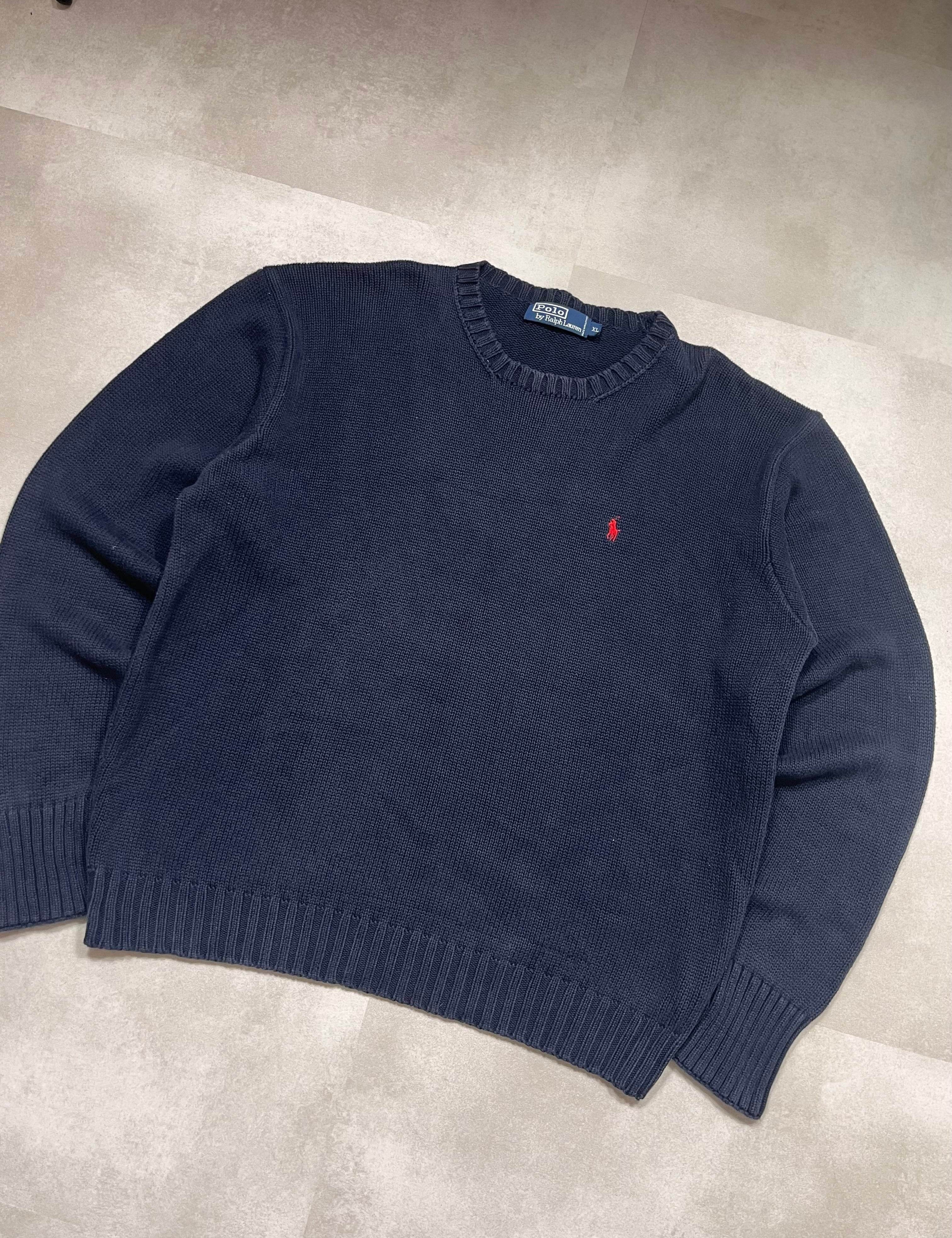 Ralph Lauren Knitted Crewneck (XL) - Candy Streetwear