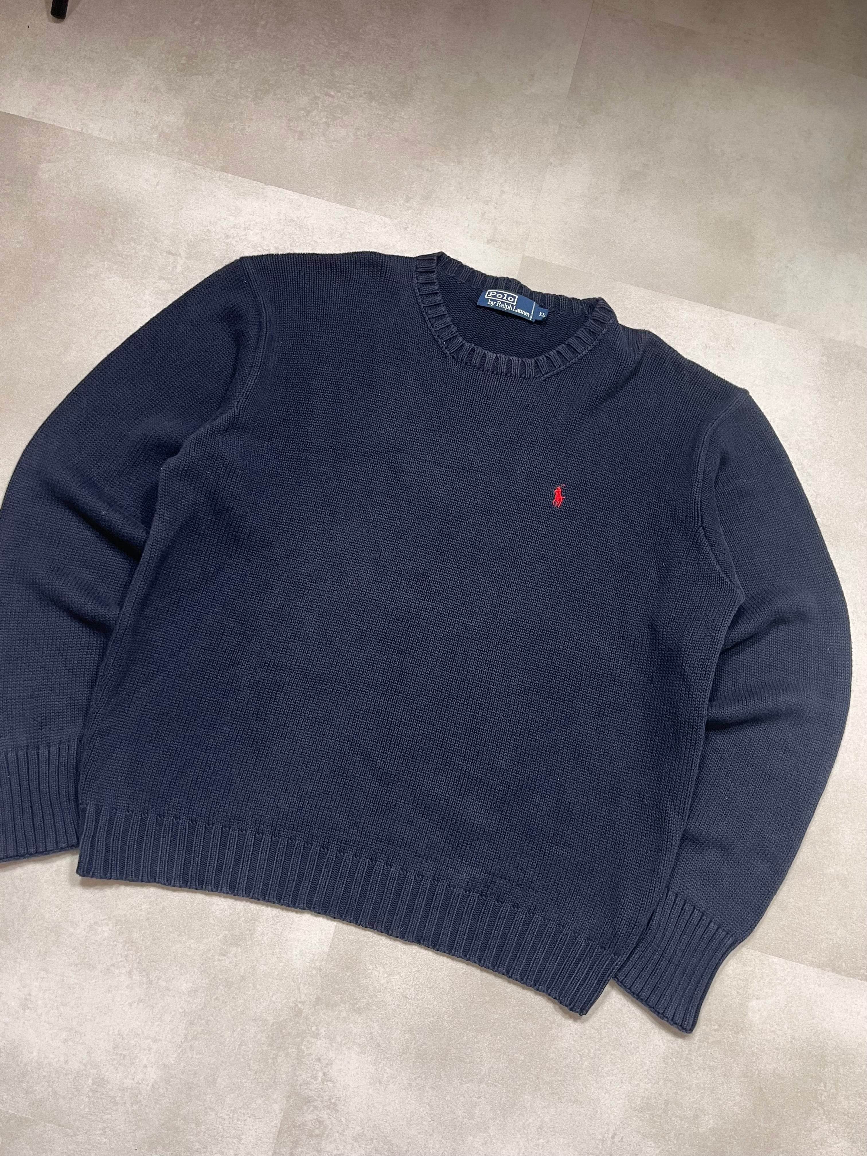 Ralph Lauren Knitted Crewneck (XL) - Candy Streetwear