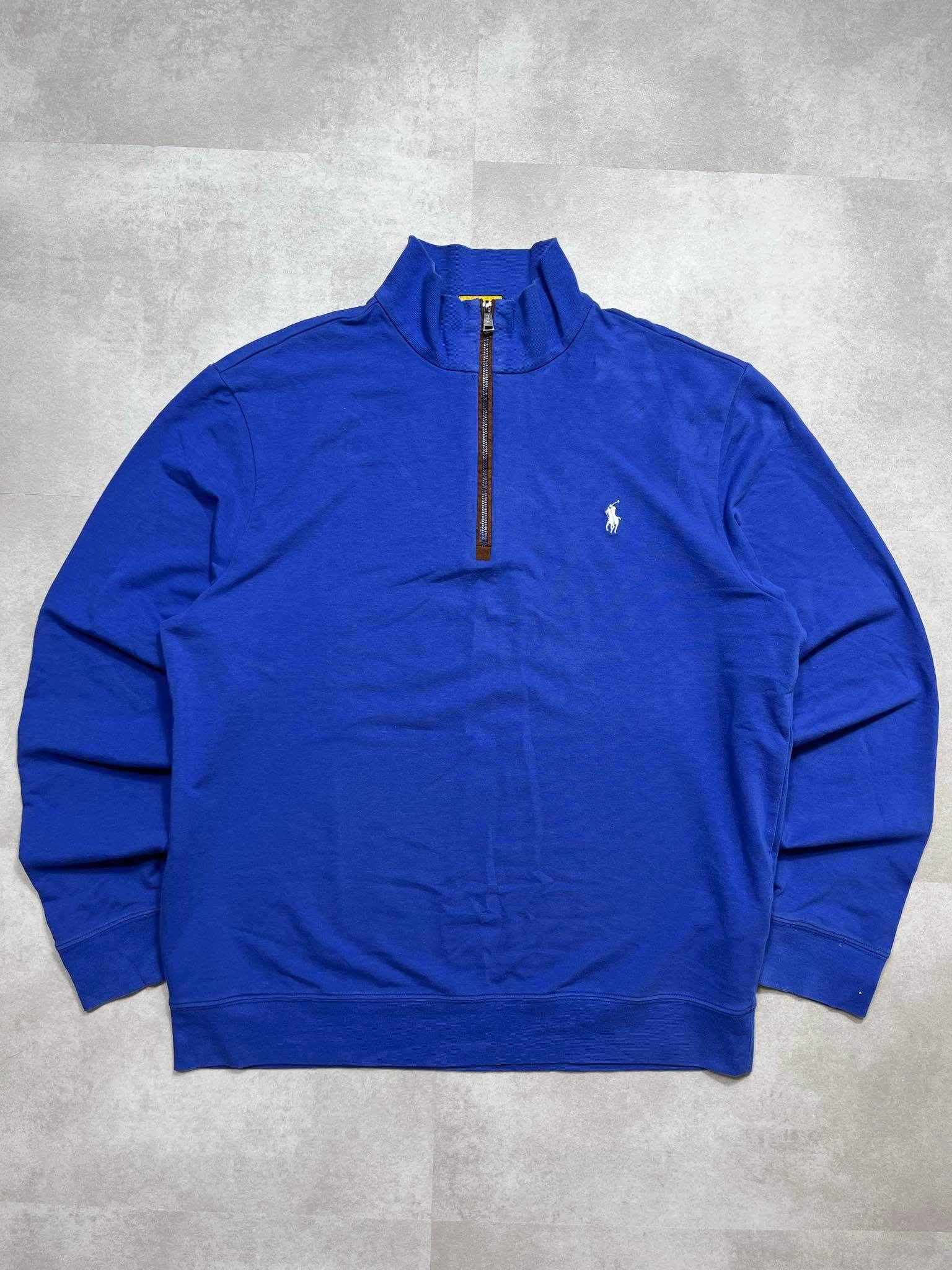 Ralph Lauren Quarter Zip Up (L) - Candy Streetwear