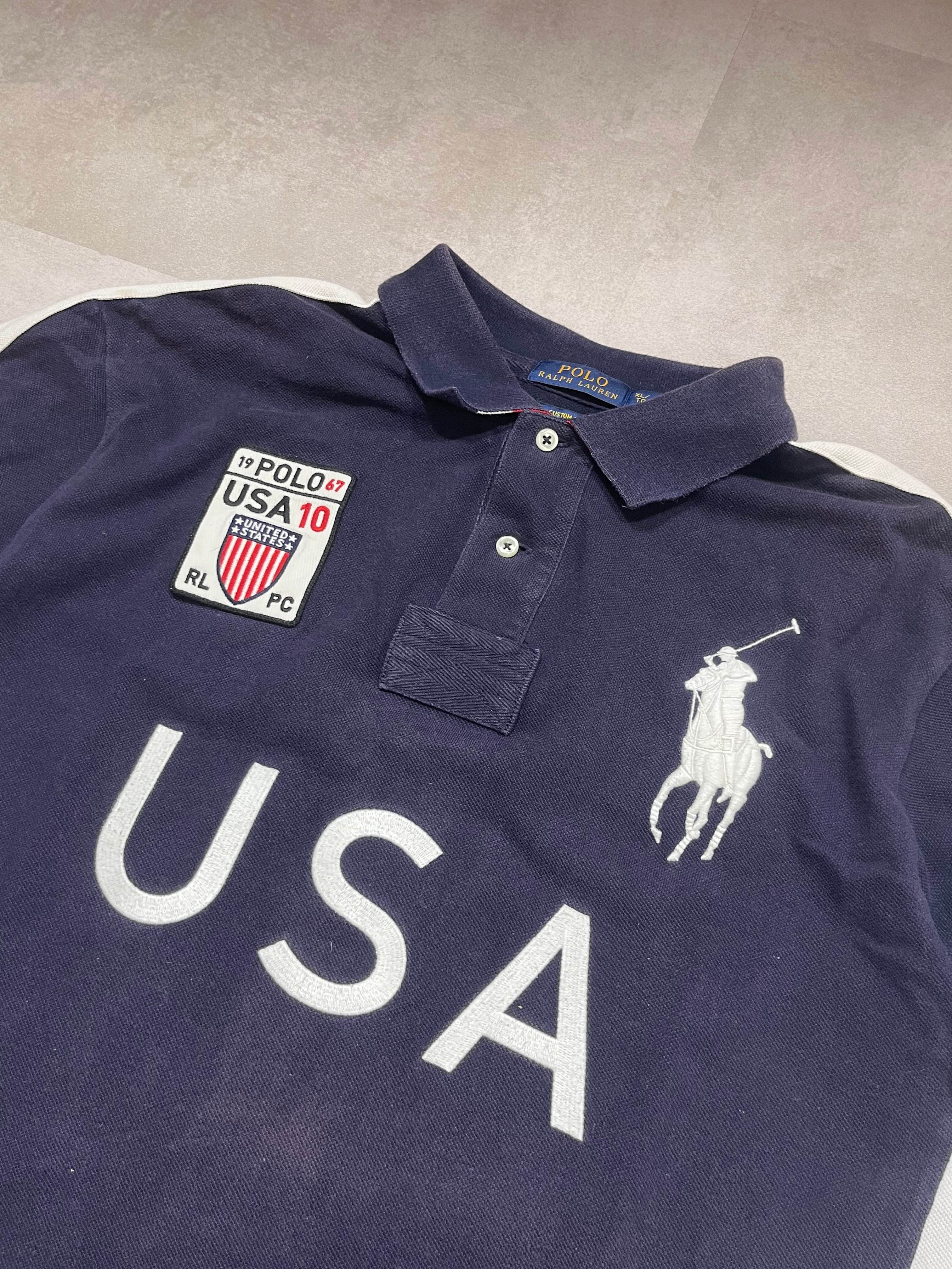 Ralph Lauren Chief Keef USA Polo (XL) - Candy Streetwear