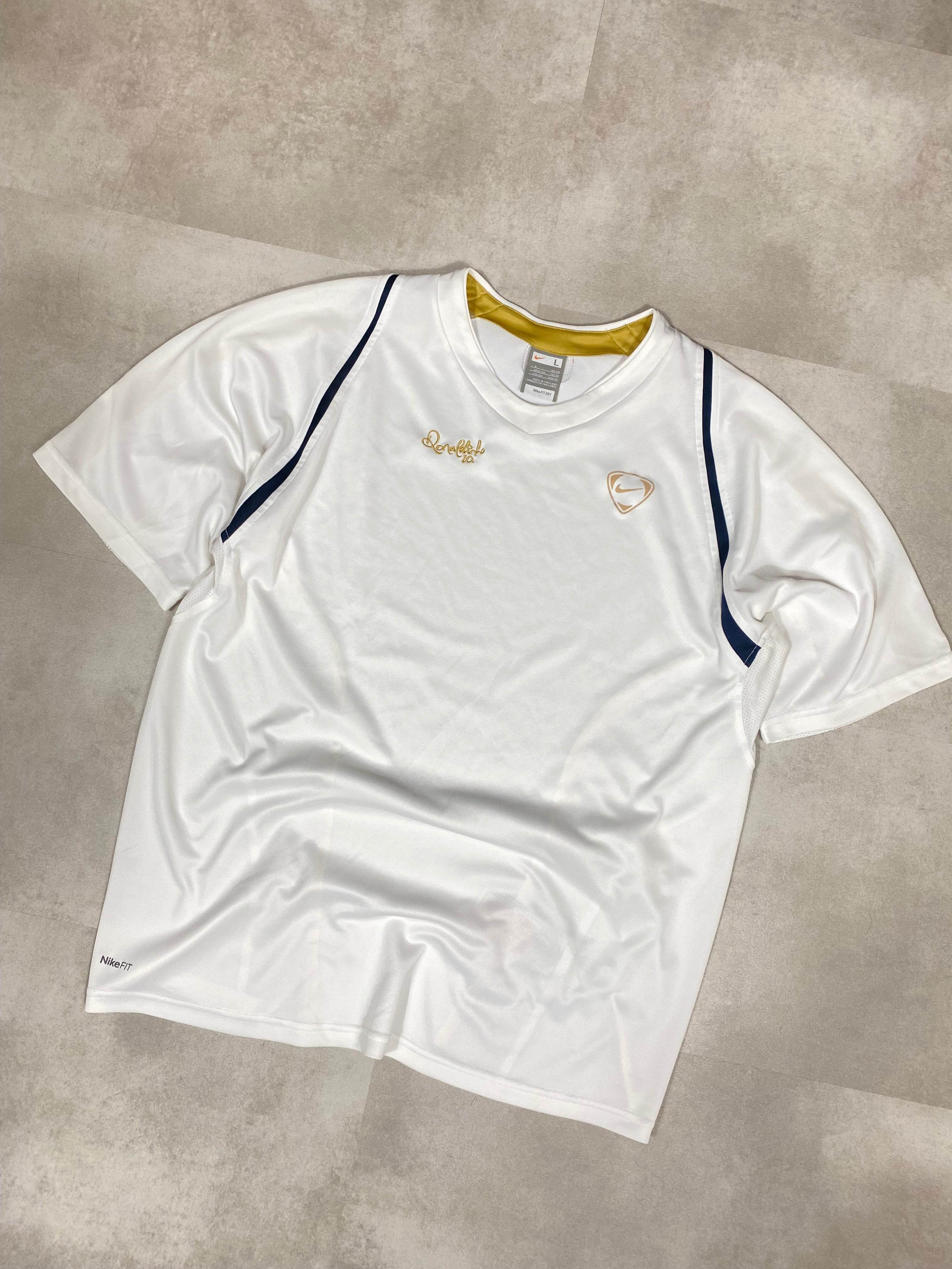 2000s Nike x Ronaldinho Vintage Jersey (L) - Candy Streetwear