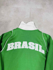 2005-06 Vintage Nike Brazil Trackjacket (XS) - Candy Streetwear