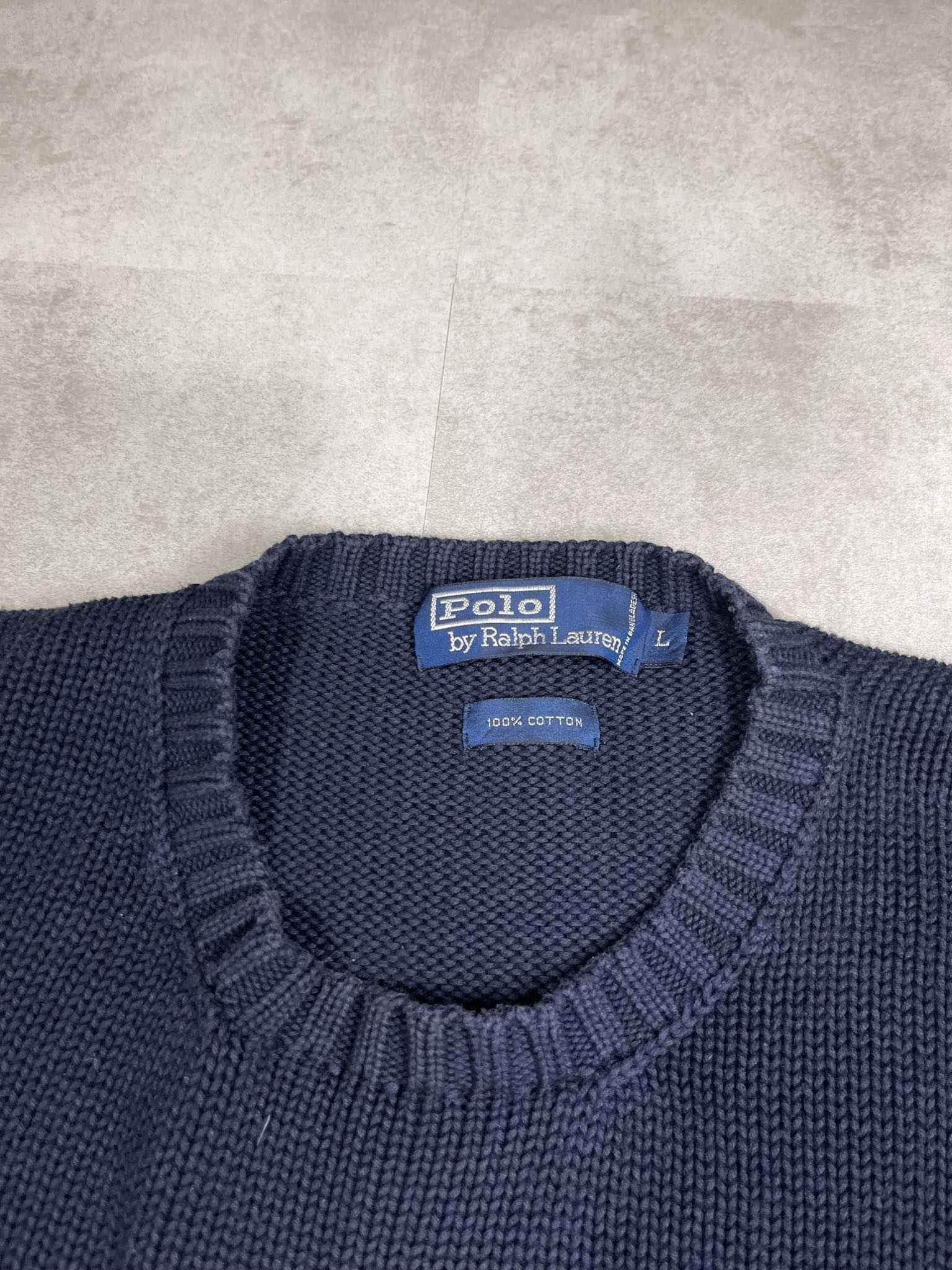 Polo Ralph Lauren Knitted Crewneck (L) - Candy Streetwear