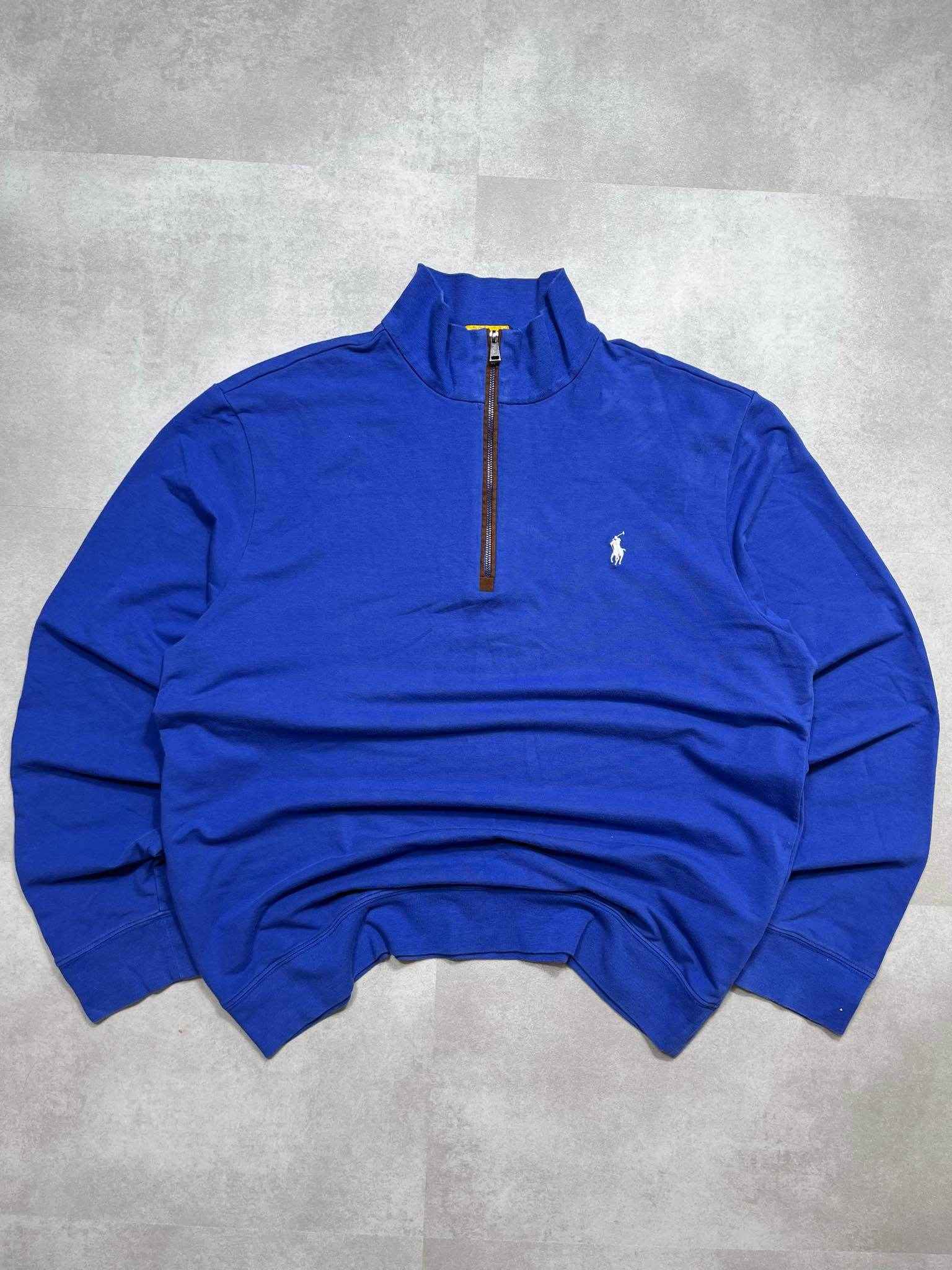 Ralph Lauren Quarter Zip Up (L) - Candy Streetwear