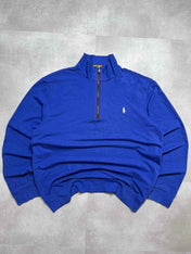 Ralph Lauren Quarter Zip Up (L) - Candy Streetwear