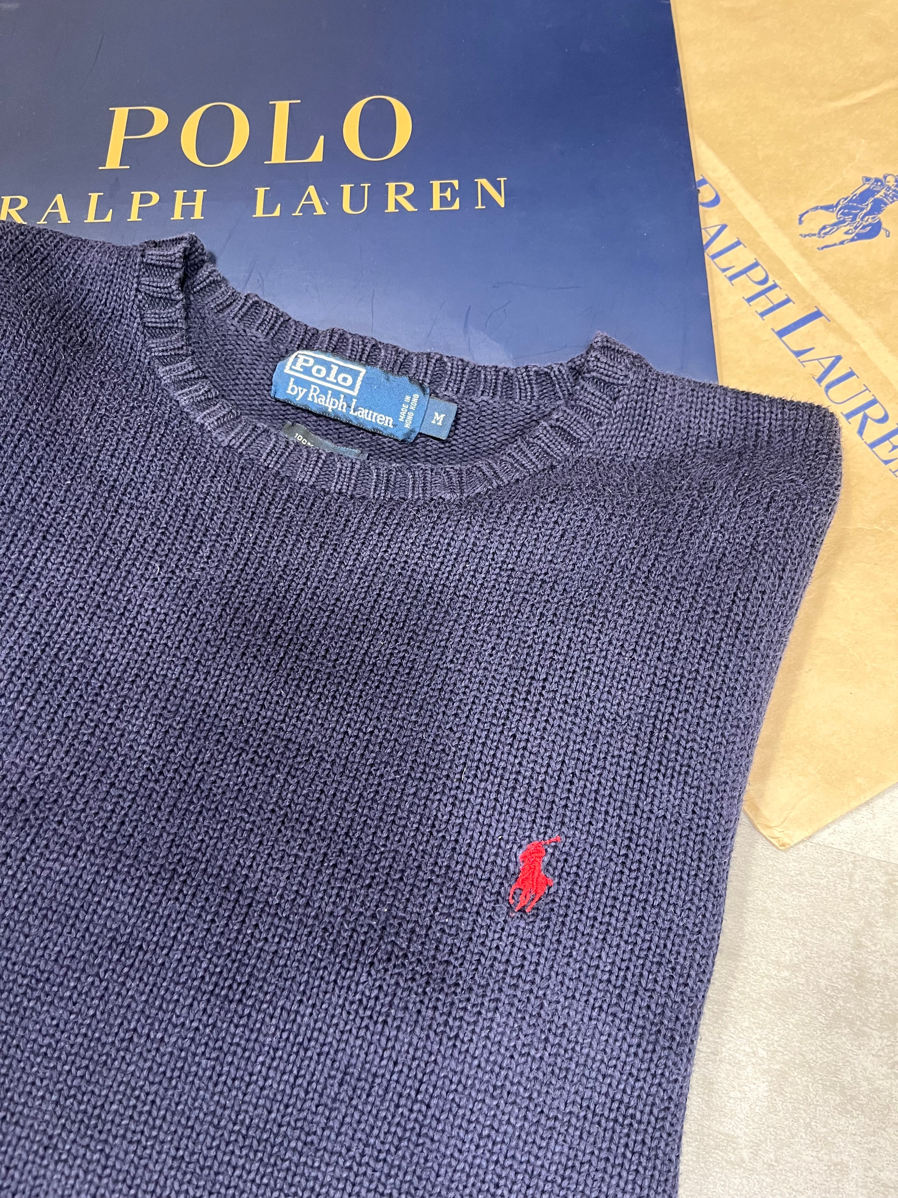 Ralph Lauren Vintage Crewneck Pulover (M)