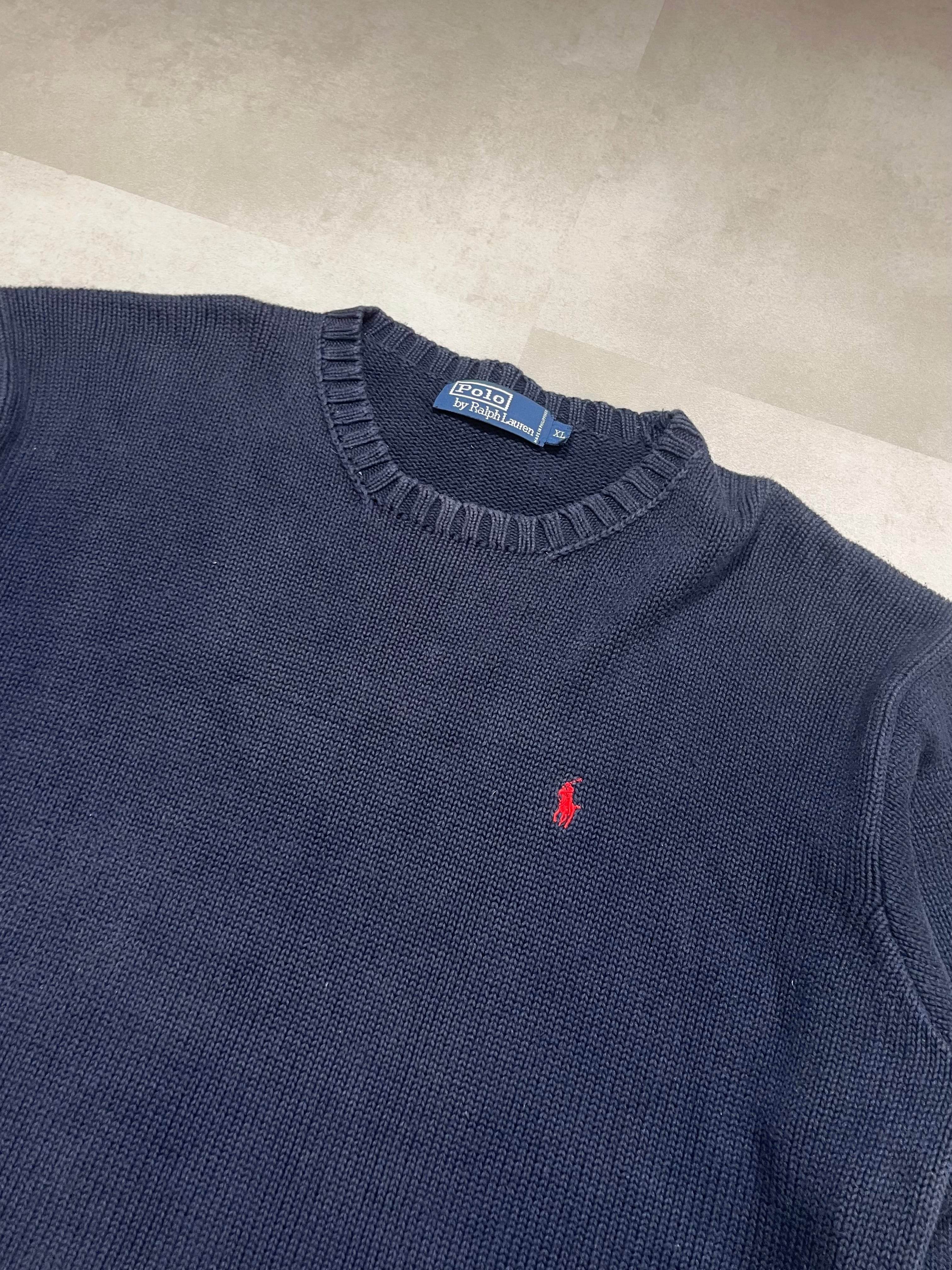 Ralph Lauren Knitted Crewneck (XL) - Candy Streetwear