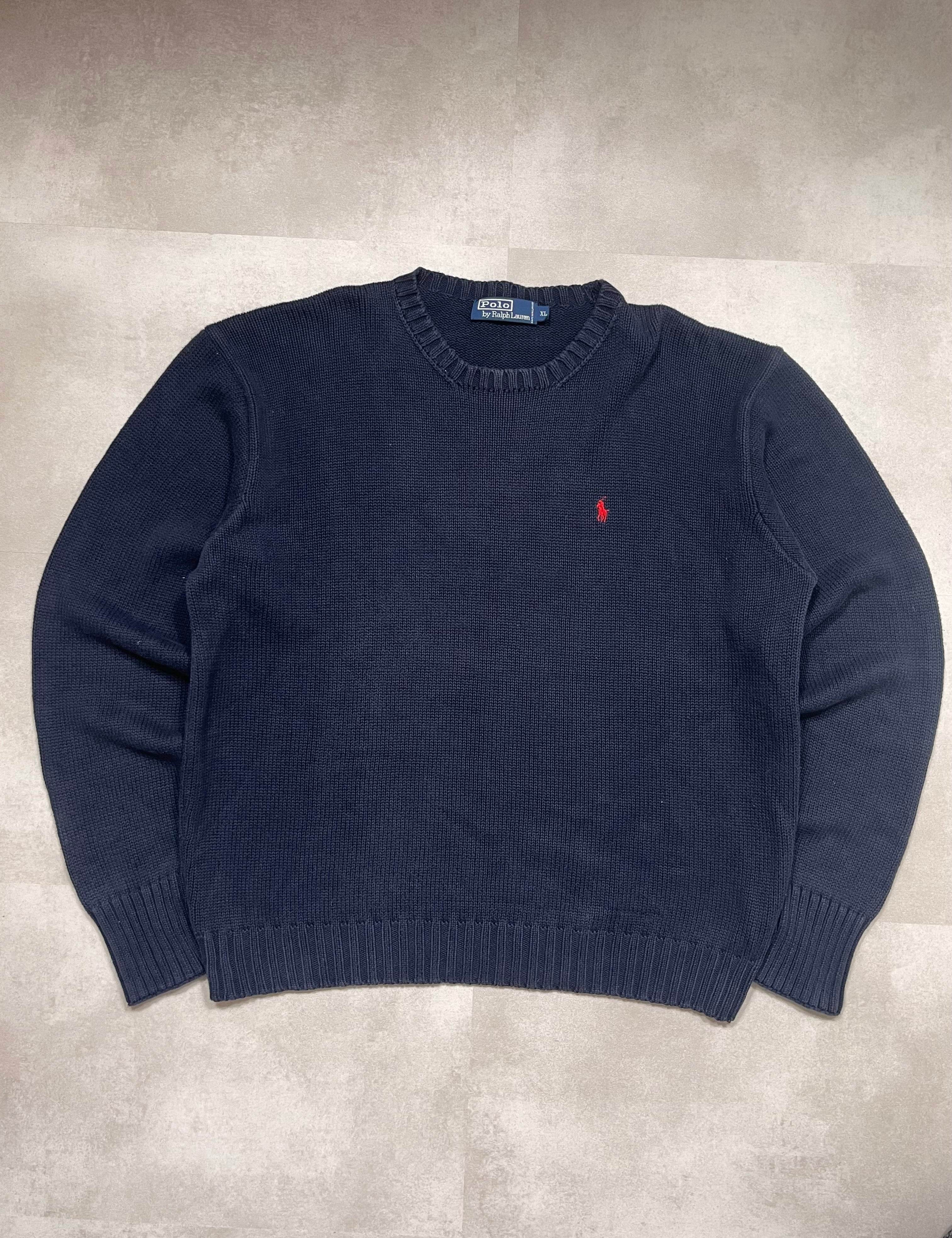 Ralph Lauren Knitted Crewneck (XL) - Candy Streetwear
