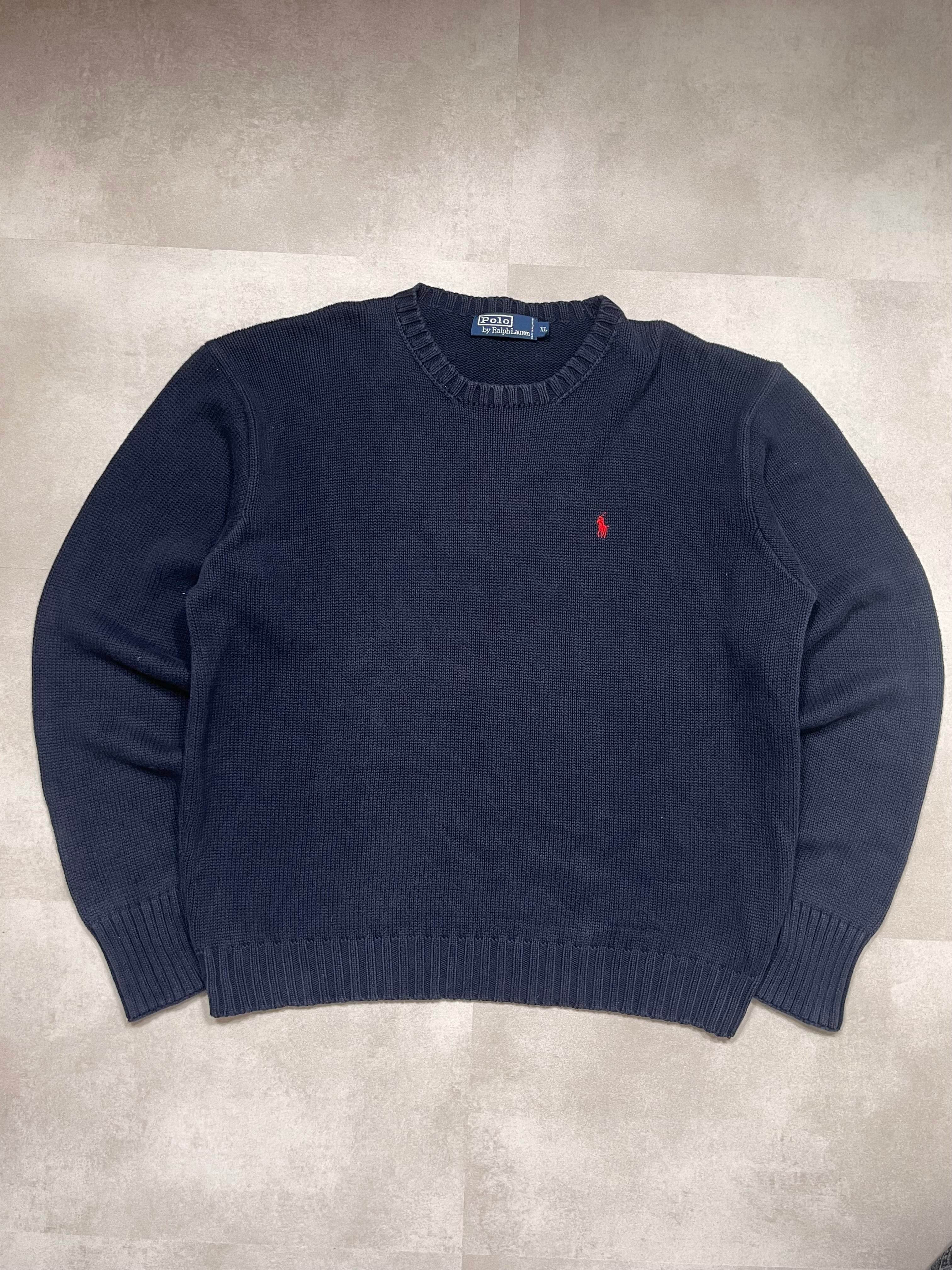 Ralph Lauren Knitted Crewneck (XL) - Candy Streetwear