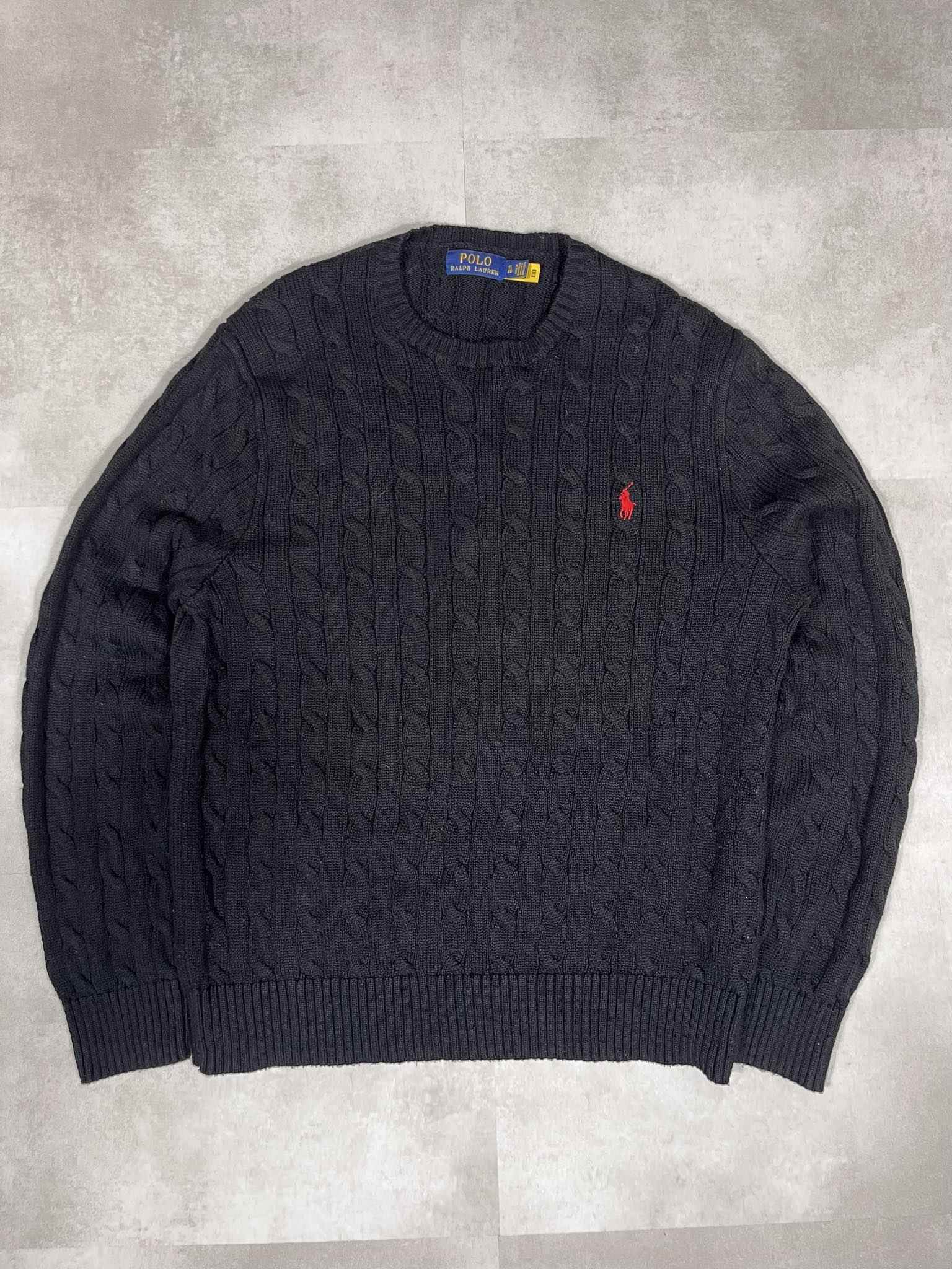 Ralph Lauren Knitted Crewneck (XL) - Candy Streetwear