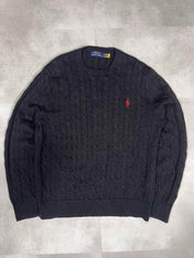 Ralph Lauren Knitted Crewneck (XL) - Candy Streetwear