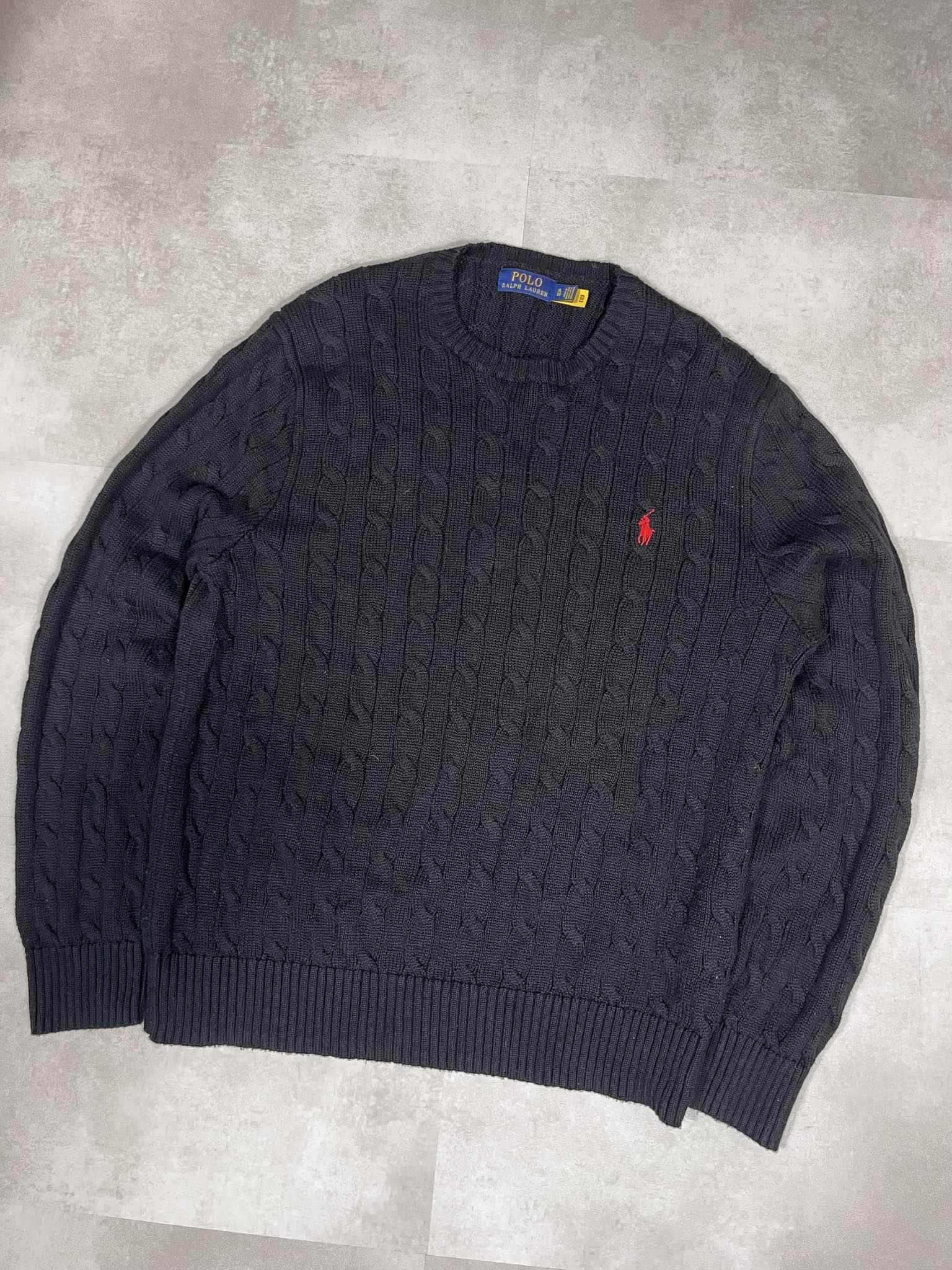Ralph Lauren Knitted Crewneck (XL) - Candy Streetwear