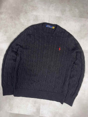Ralph Lauren Knitted Crewneck (XL) - Candy Streetwear