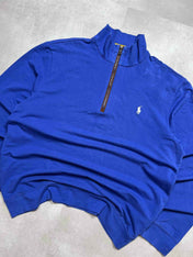 Ralph Lauren Quarter Zip Up (L) - Candy Streetwear