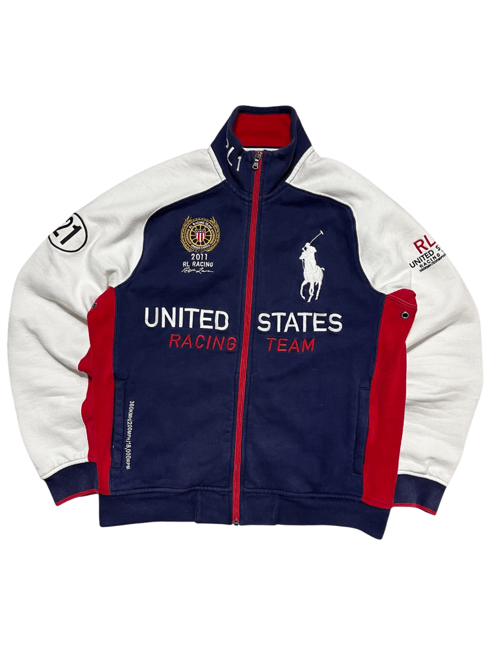 *Ralph Lauren Chief Keef United States Full Zip UP (M)