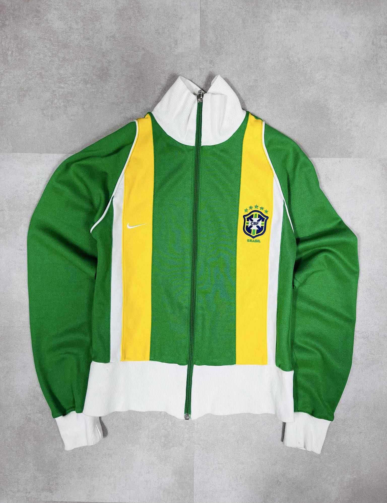 2005-06 Vintage Nike Brazil Trackjacket (XS) - Candy Streetwear
