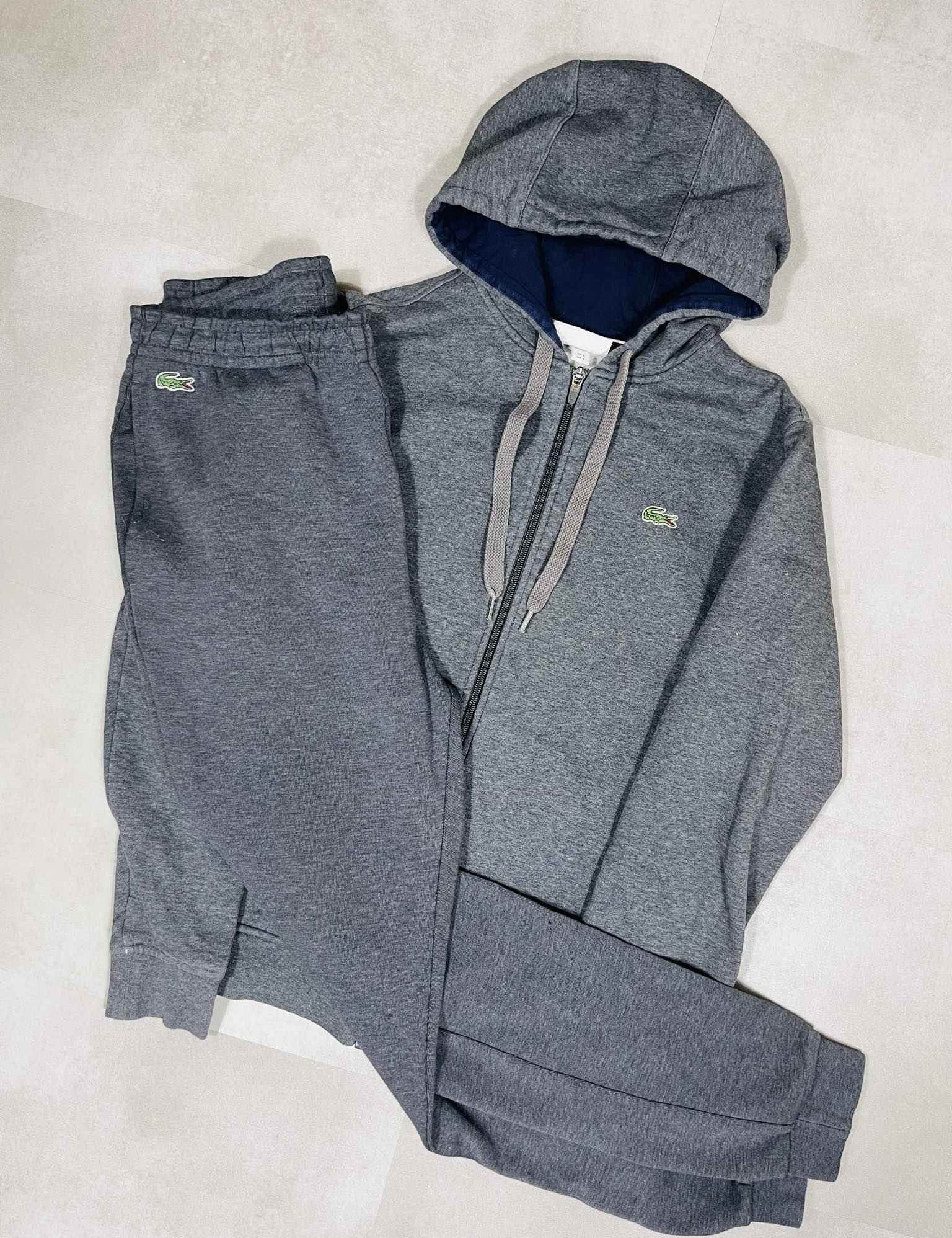 Lacoste Grey Tracksuit (S) - Candy Streetwear