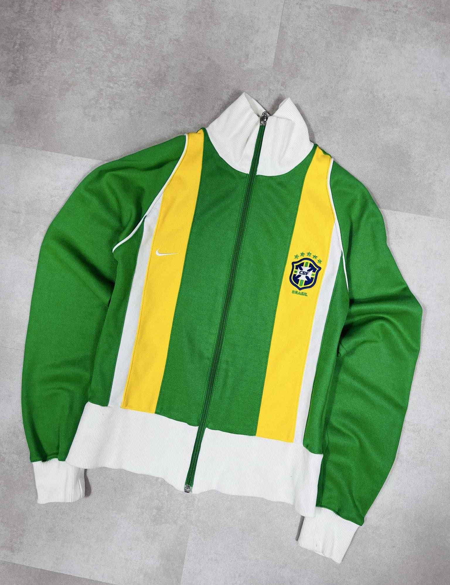 2005-06 Vintage Nike Brazil Trackjacket (XS) - Candy Streetwear