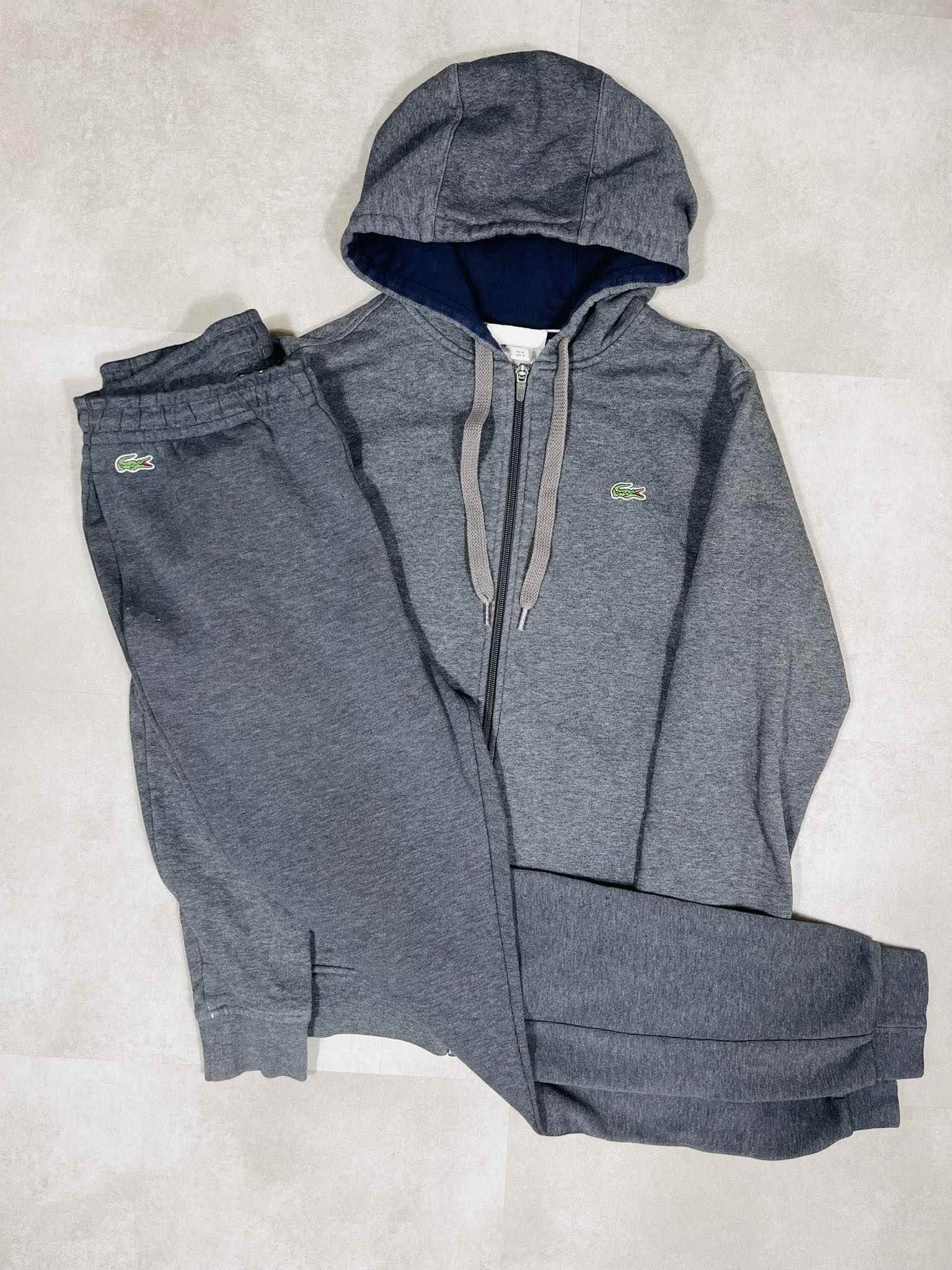 Lacoste Grey Tracksuit (S) - Candy Streetwear