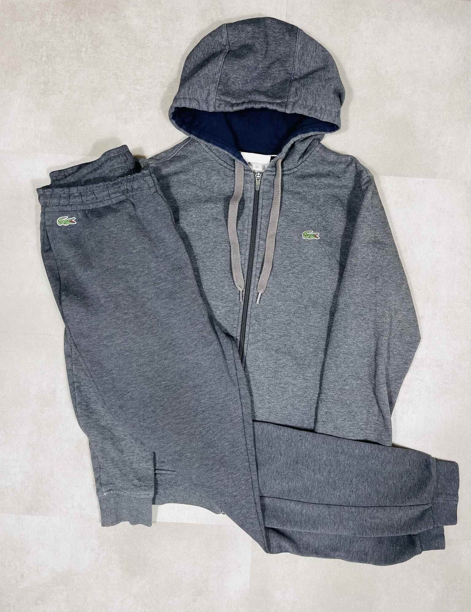Lacoste Grey Tracksuit (S) - Candy Streetwear