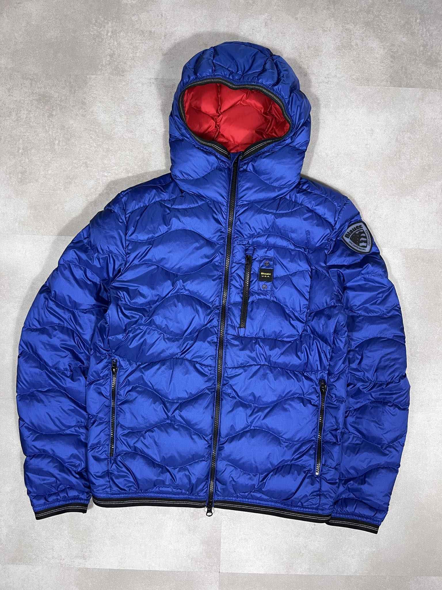 Blauer Vintage Winter Puffer Jacket (S) - Candy Streetwear