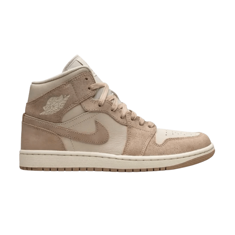 JORDAN 1 MID SE LIGHT BROWN (44) - Candy Streetwear