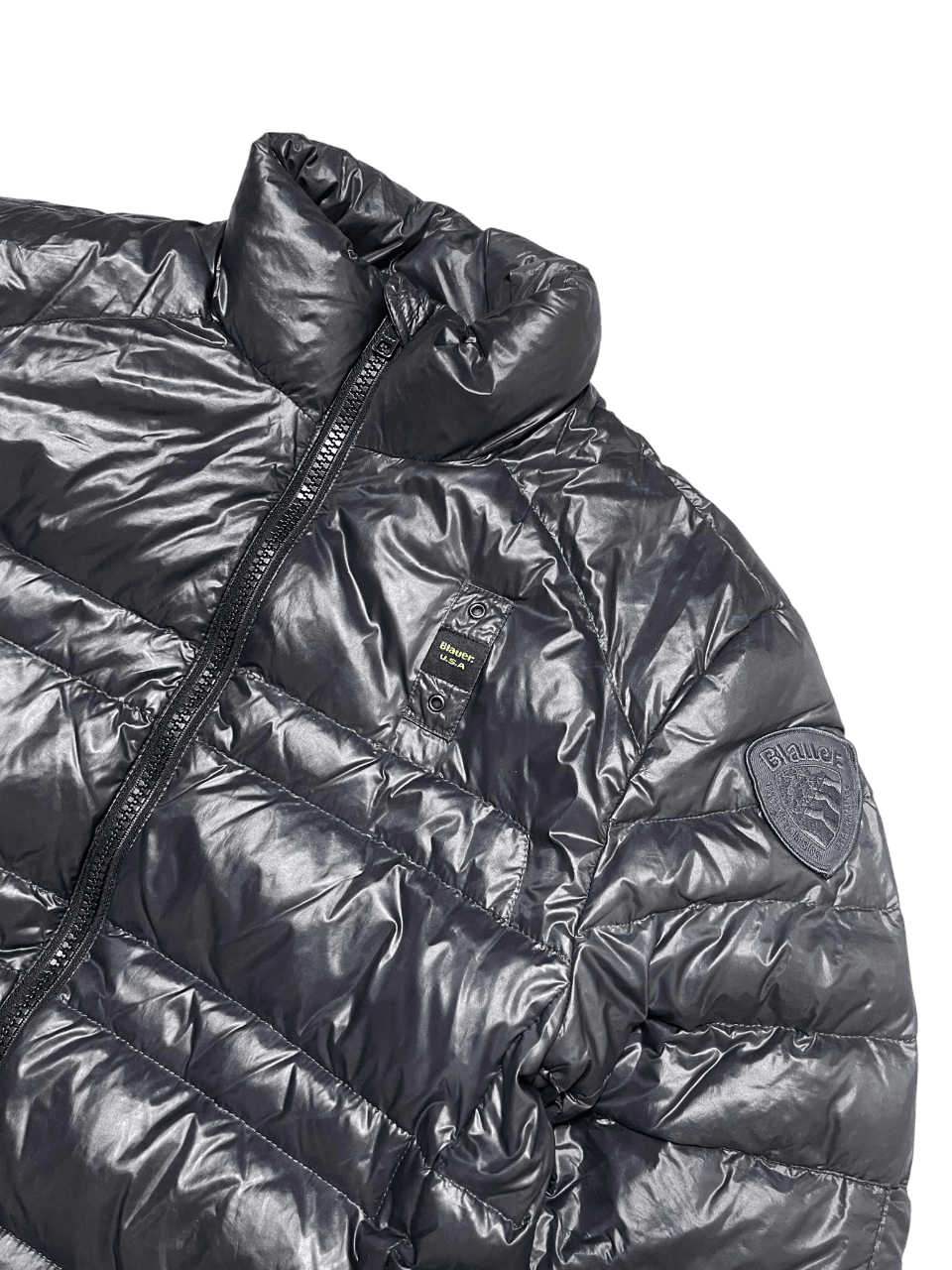 *Blauer Puffer Jacket (M)